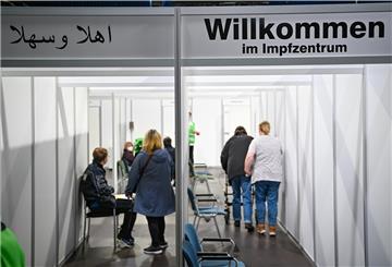 Blick in das Bremerhavener Impfzentrum.