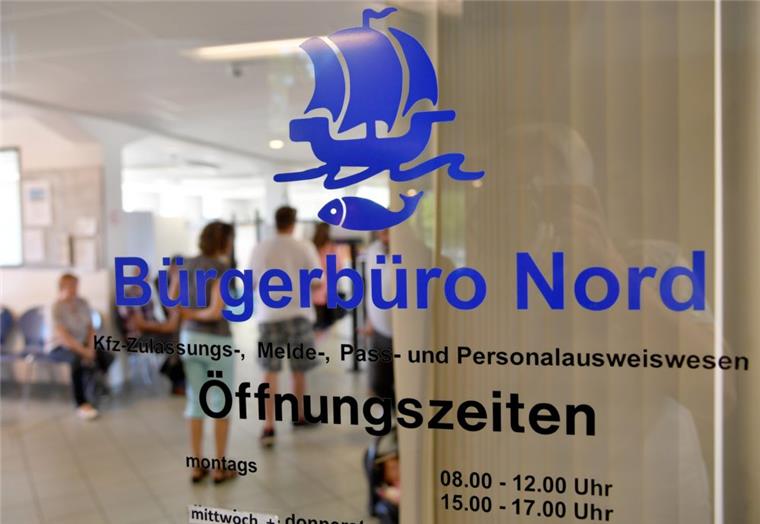 Blick in das Bürgerbüro Nord. 