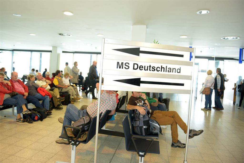 Blick in das Terminalgebäude.
