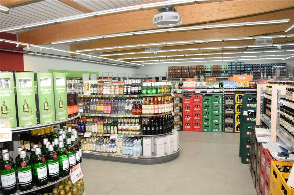 Blick in den Getränkemarkt Hol' ab.