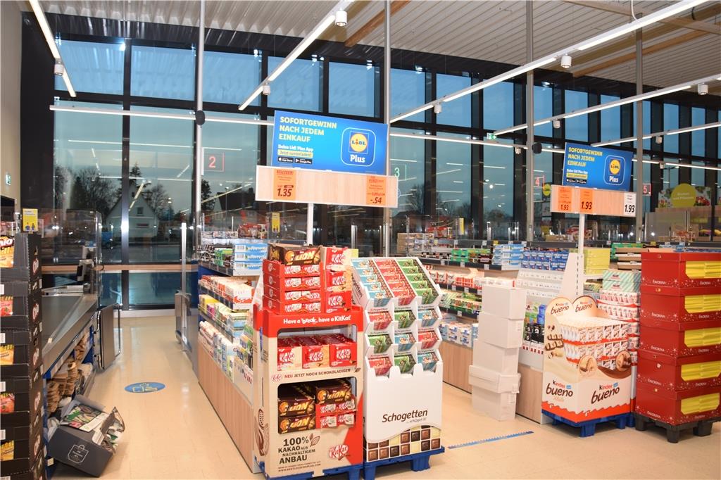 Blick in den Lidl-Markt.