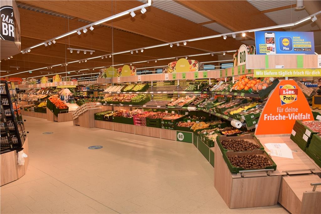 Blick in den Lidl-Markt.