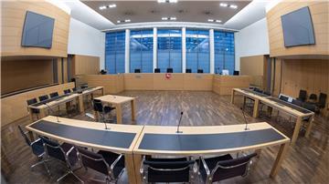 Blick in den Saal 141 im Landgericht Braunschweig.