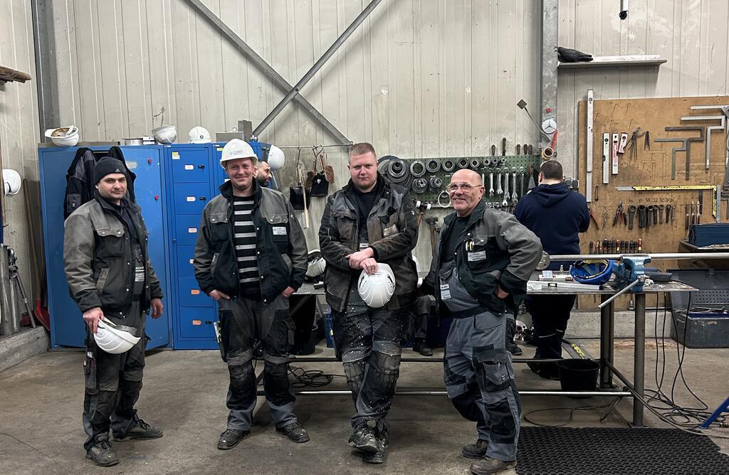 Blick in die Halle: Die Mitarbeiter von Horstmann sind in der ganzen Region tätig.