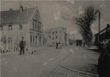 Blick in die Weserstraße mit Vielander Hof um 1907.  Foto: Sammlung Heuwinkel