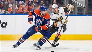 Blieb zum erst zweiten Mal in den Playoffs dieser Saison ohne Torbeteiligung: Leon Draisaitl (l).