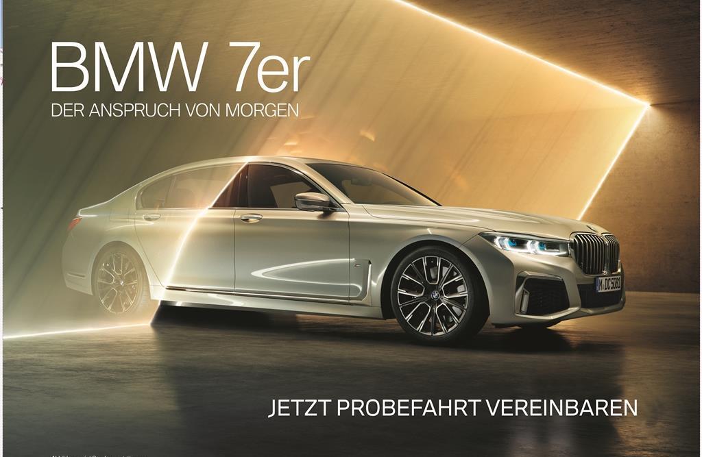 BMW 7er: vereint außergewöhnlichen Luxus, intelligente Innovationen und eine moderne Designsprache 