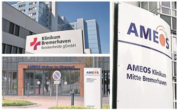 Bremerhaven: Das Klinikum Reinkenheide und die beiden Ameos-Kliniken werden 2017 mit rund acht Millionen Euro gefördert.