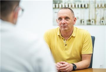 Ronny Möckel im Gespräch mit NZ-Mitarbeiter Florian Zinn.