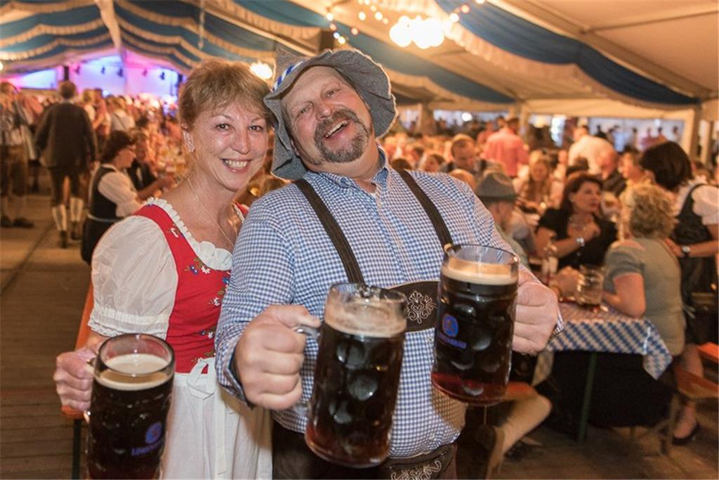 Bryan und Apryl Droscha aus Michigan USA hatten die weiteste Anreise zum Fest. F...