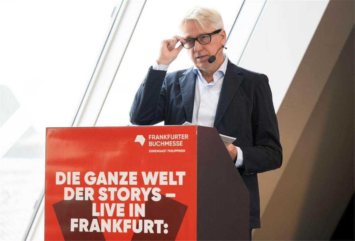 Das alles bringt die Frankfurter Buchmesse Buchmessen-Direktor Juergen Boos (Archivbild).