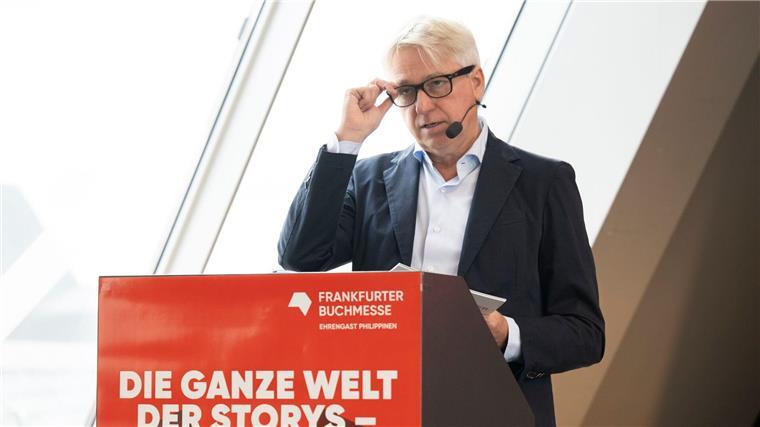 Frankfurter Buchmesse mit neuen Formaten und Gästen Buchmessen-Direktor Juergen Boos freut sich auf die 77. Ausgabe.