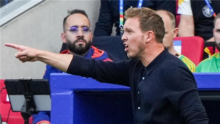 Bundestrainer Julian Nagelsmann gibt klare Anweisungen - und das deutsche Team folgt ihm.