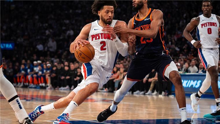Cade Cunningham hatte einen starken Abend im zweiten Spiel gegen die Knicks. 