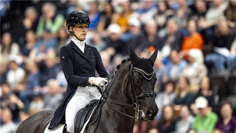 Carina Scholz ritt erstmals beim Weltcup-Finale.