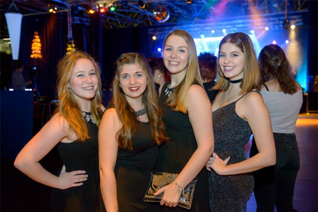 Chantal, Liska, Finja und Nina (von links) freuen sich auf den unterhaltsamen Ab...