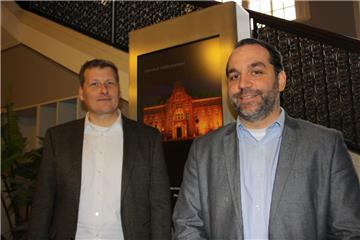 Christoph Ashauer (links) und Nikolaus Theis sind seit Anfang des Jahres am Amtsgericht als Güterichter im Einsatz. 