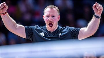 Christoph Herzog freut sich auf das Halbfinale im Sitzvolleyball.
