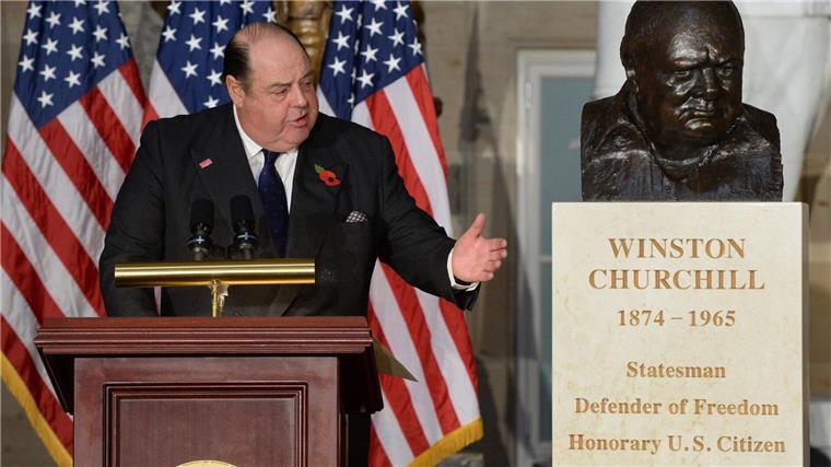 Churchills Enkel Nicholas Soames war lange Abgeordneter im britischen Unterhaus und sitzt nun im Oberhaus. (Archivbild)