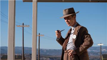 Cillian Murphy als J. Robert Oppenheimer in einer Szene des Films „Oppenheimer“.