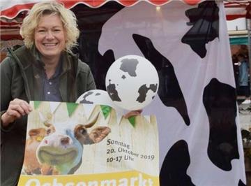 Citymanagerin Ilona Tetzlaff freut sich schon auf den Ochsenmarkt.