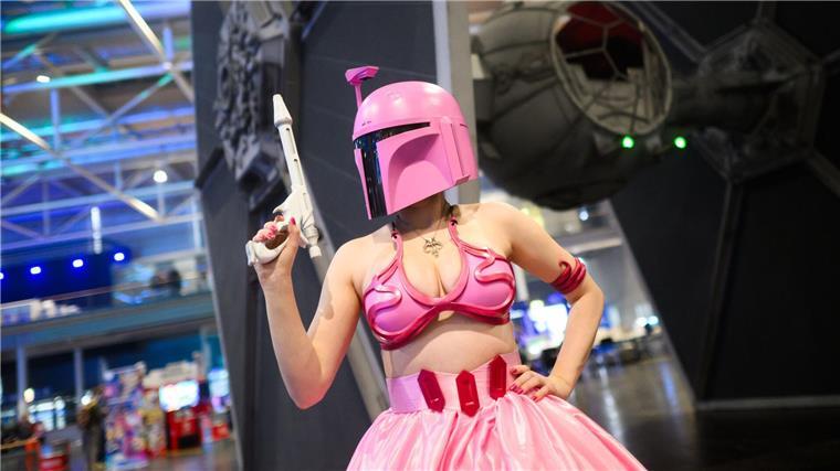 Cosplay-Wettbewerb auf Computerspieltreffen in Hannover