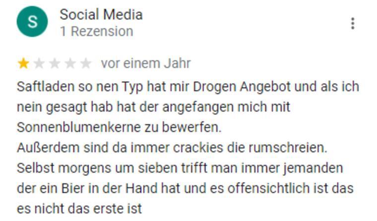 Da kann jemand kein Nein akzeptieren.