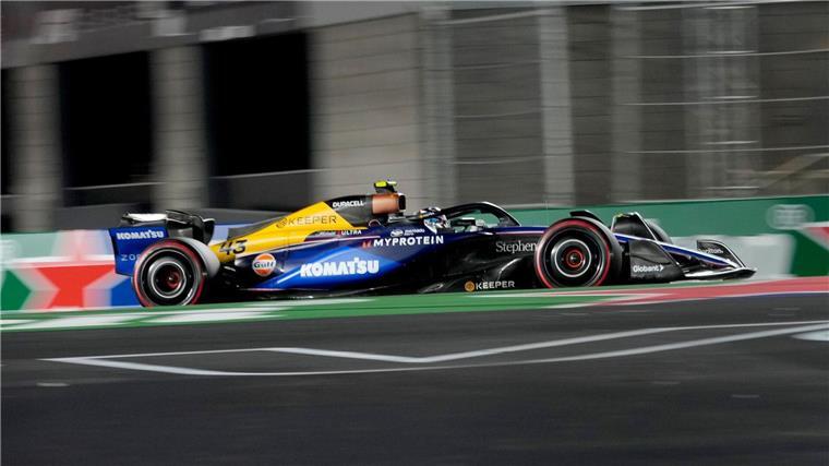 Da war der Williams von Franco  Colapinto noch ganz. 