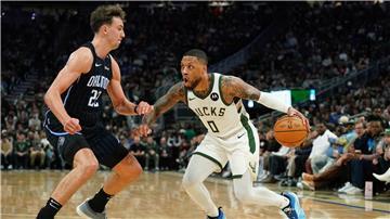 Damian Lillard in Aktion.
