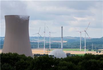 Das Atomkraftwerk Grohnde im Landkreis Hameln-Pyrmont