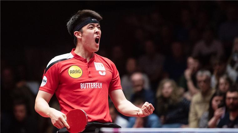Dang Qiu ist mit Borussia Düsseldorf deutscher Tischtennismeister.