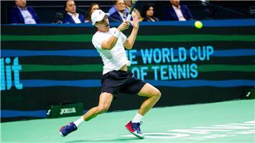 Daniel Altmaier konnte das deutsche Tennis-Team nicht in Führung bringen.