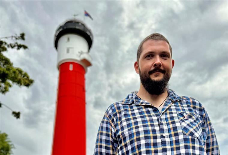 Vom Tourist zum Leuchtturmwärter: Dieser Mann aus NRW hatte riesige Konkurrenz Daniel Jochheim ist der neue Leuchtturmwärter auf der Nordseeinsel Wangerooge.