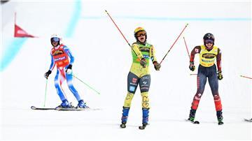 Daniela Maier gewinnt den vorletzten Skicross-Weltcup der Saison.