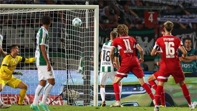 VfB spaziert in zweite Pokal-Runde: 5:0 in Münster Das 3:0 durch Pascal Stenzel beseitigte schon vor der Pause letzte Zweifel am Pokalerfolg der Stuttgarter in Münster.