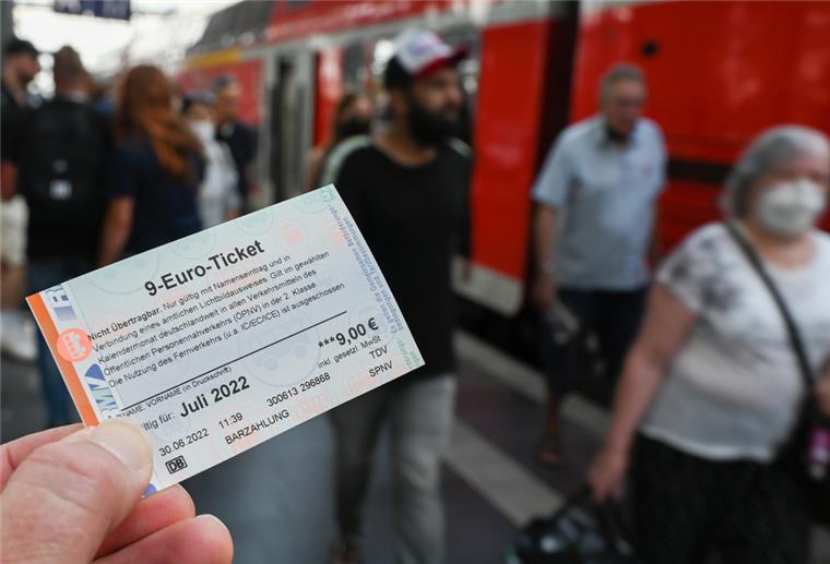 Das 9-Euro-Ticket ist Ende August wahrscheinlich Geschichte.