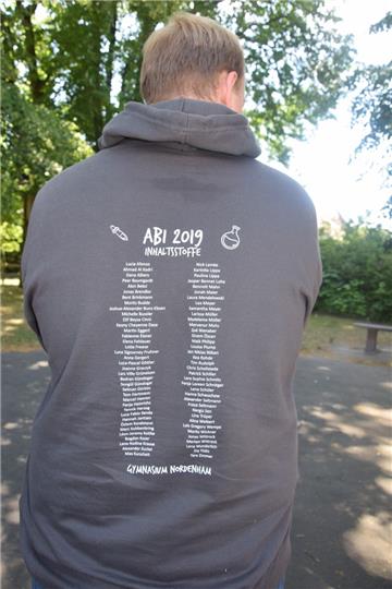 Das Abi-Sweatshirt der Nordenhamer Gymnasiasten.