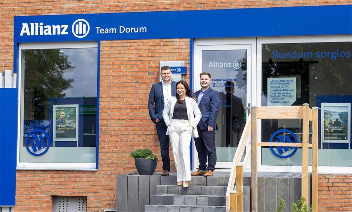 Dorum: Allianz-Agentur wird zu einer OHG Das Alianz-Team Dorum