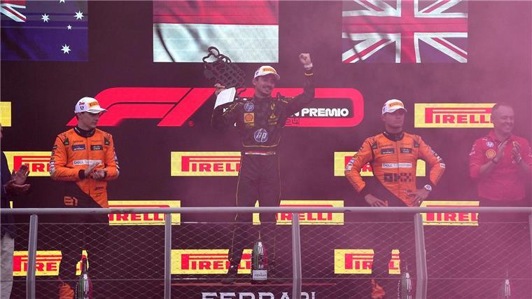 Im roten Rauch von Monza: Leclercs Triumphfahrt Das beste Podium der Formel 1.