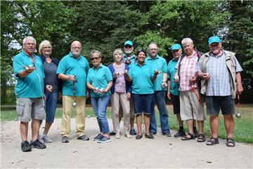 Das Bouleteam des Betriebssportverbands Nordenham