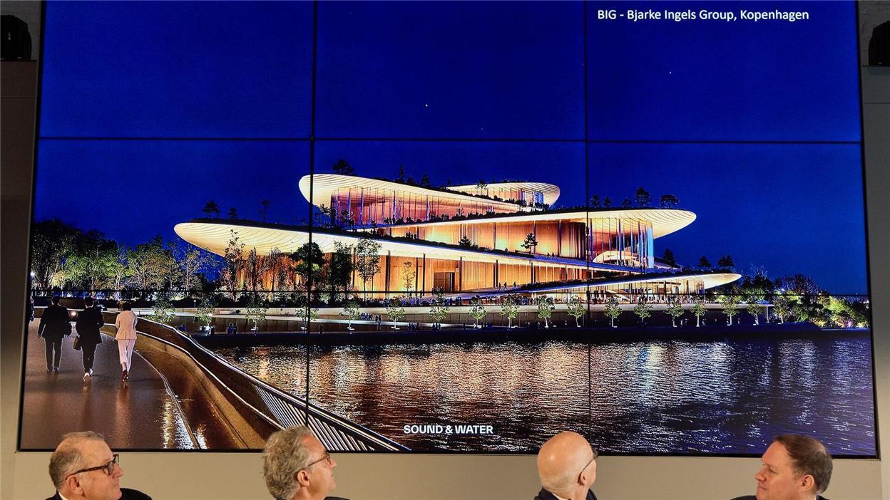 Das Büro Bjarke Ingels Group hat den Wettbewerb gewonnen.