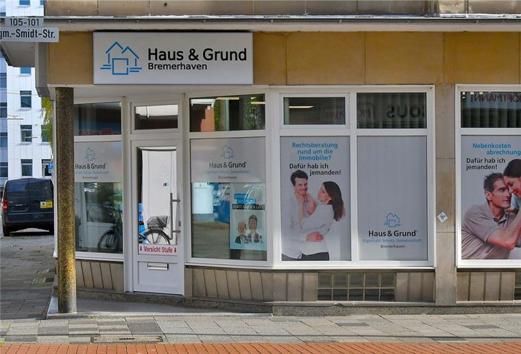 Büro von Haus & Grund Bremerhaven e.V.