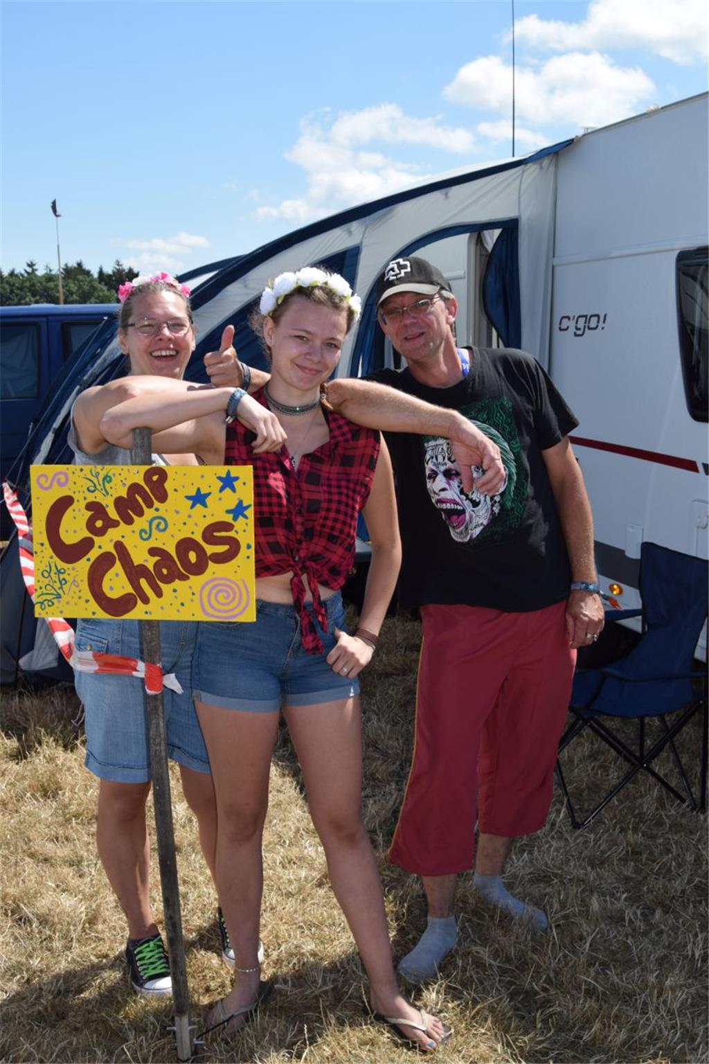 Das Camp Chaos hat Familie Brünjes aus Imsum aufgeschlagen.