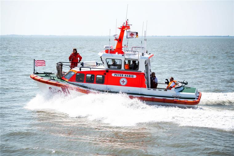 Rettungseinsatz im Watt vor Eckwarderhörne Das DGzRS-Boot «Peter Habig» im Einsatz auf dem Jadebusen bei Wilhelmshaven. (Symbolbild)