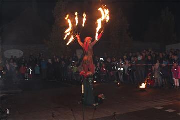 Das Duo &quot;Flammenspuk&quot; aus Hamburg begeisterte auch in diesem Jahr die ...