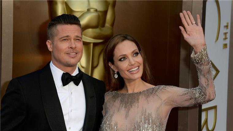 Ikone und Aktivistin: Angelina Jolie zum 50. Das einstige Traumpaar präsentierte sich 2014 bei der 86. Oscar-Verleihung auf dem roten Teppich. (Archivfoto)