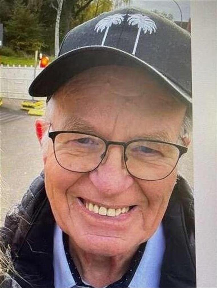 Polizeifahndung: 84-Jähriger in grauem Audi wird vermisst Das Fahndungsfoto des 84-jährigen Vermissten Peter Albrecht.