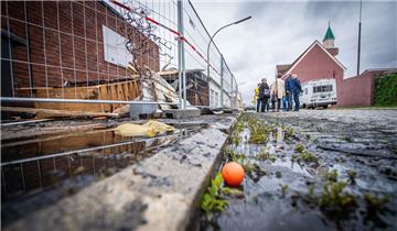 Das Feuer hat die Kindertagesstätte "Michaelis" in der Potsdamer Straße in Bremerhaven-Lehe komplett vernichtet. 