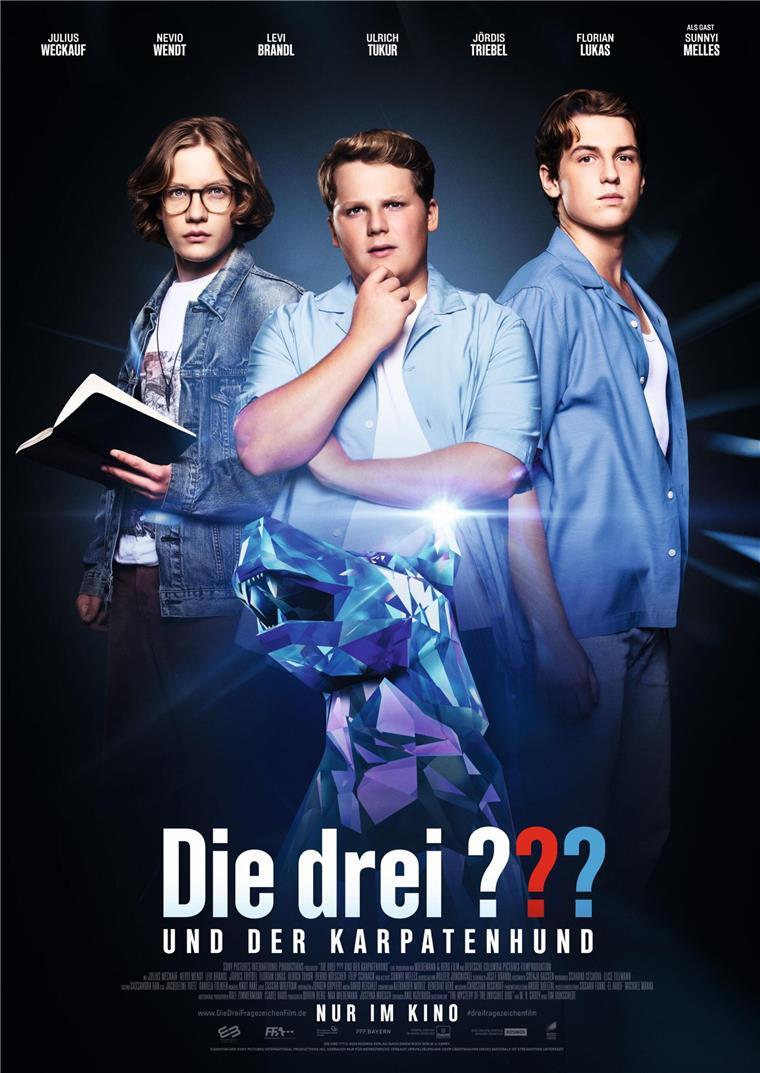 „Die drei ???“-Film: Nevio Wendt hatte bei Dreharbeiten die Zeit seines Lebens Das Filmplakat zu „Die drei ??? und der Karpatenhund“.