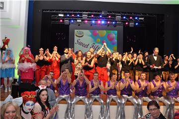 Das Finale der großen Karnevalsshow des Ellwürder Bürgervereins.